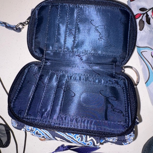 Big 15+ pc Vera Bradley lot purses umbrella wallets zip bag cups bags id ring - Picture 9 of 11